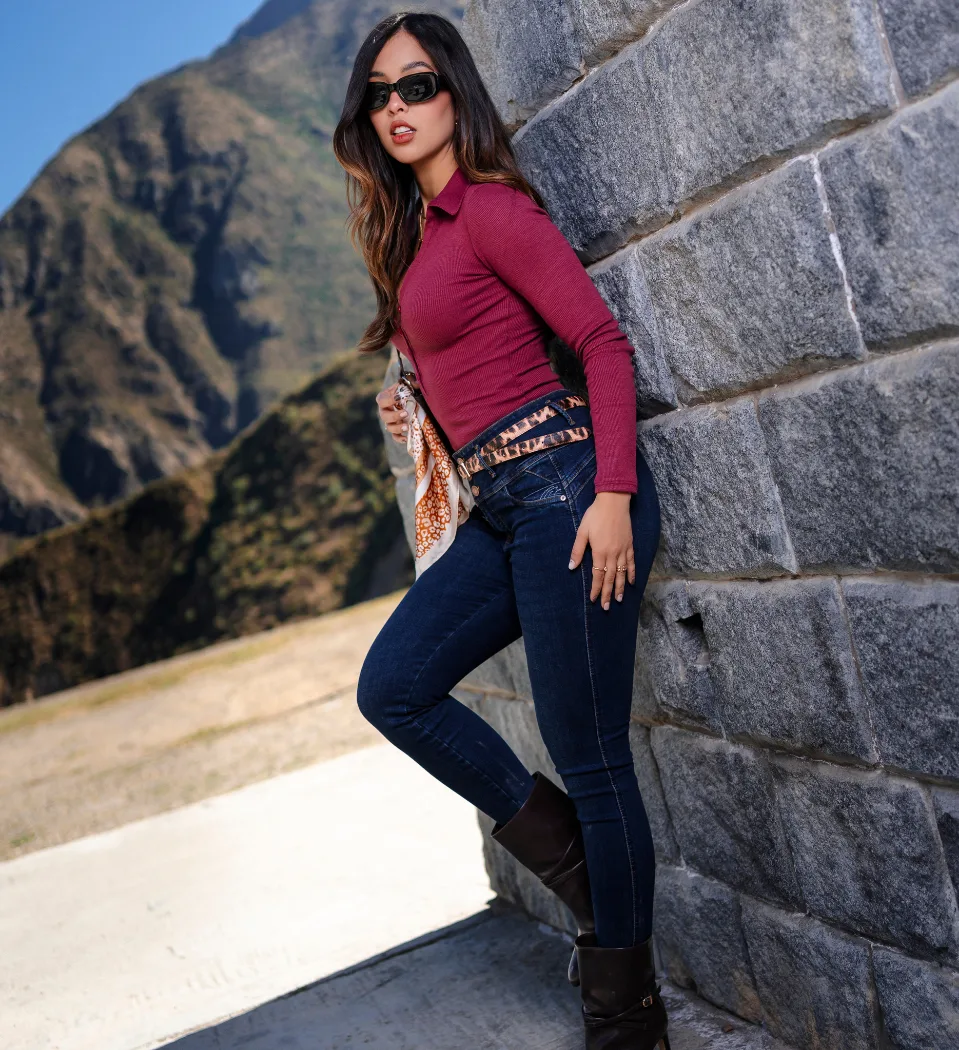 Jean Skinny London Azul